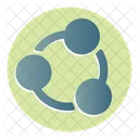 Sharing Network Data Icon