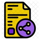 Sharing Content Document File Icon
