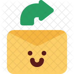 Sharing cute mail  Icon