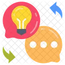 Sharing Experience Sharing Ideas Innovative Chat アイコン
