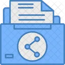 Document File Share File Icône