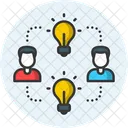 Sharing Ideas People Communication Icon