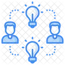 Sharing ideas  Icon