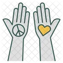 Sharing Kindness Peace Charity Icon