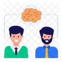 Brainstorming Sharing Knowledge Sharing Talent Icon