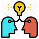 Sharing Knowledge Idea Icon