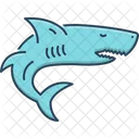 Shark Aggressive Danger Icon