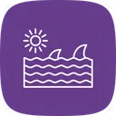 Shark Animal Ocean Icon