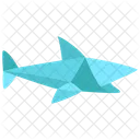 Shark Fish Origami Toy Icon