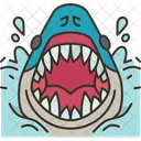 Shark Scary Fear Icon