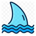Shark Fin Shark Marine Predator Icon