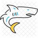 Shark Aggressive Danger Icon