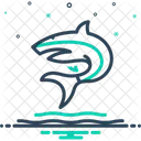 Shark Predator Danger Icon