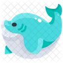 Shark Aquatic Sea Life Icon