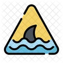 Shark Sign Shark Shark Damage Icon