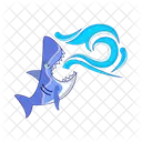 Whale Ocean Fish Icon