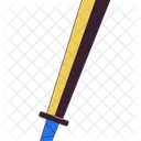 Sharp Sword Knight Armor Medieval Warrior Blade Icon