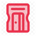 Sharpener Pencil School Material Icon