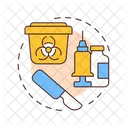 Sharps waste  Icon
