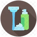 Shave Cream Grooming Care Icon