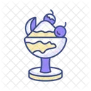 Shaved Ice Sweet Dessert Icon