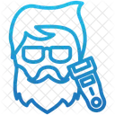 Shaving Beard Razor Icon