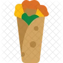 Shawarma Icon Shawarma Chicken Roll Icon