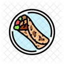 Shawarma Poulet Plat Icône