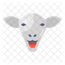 Sheep Face Farm Animal Cattle Icon