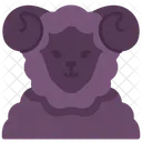 Sheep Horn Animal Icon