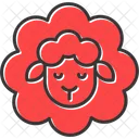 Sheep Animal Farm Icon