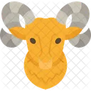 Sheep Ram Head Icon