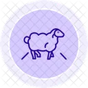 Sheep Crossing Road Sheep Crossing Icon