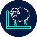 Sheep in fence  Icon