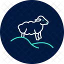 Sheep on hill  Icon