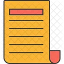Sheet Document Note Icon