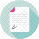Sheet Letter Documents Icon