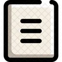 Sheet Broken Linear Sheet Document Icon