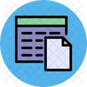 Sheet Format  Icon