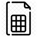 Sheet Paper Note Icon