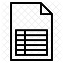 Sheets Icon