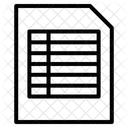 Sheets Icon