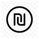 Bitcoin Shekel Currency Icon