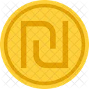 Shekel Monnaie Argent Icône