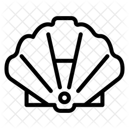 Shell Icon - Download in Line Style