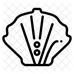 Shell Icon - Download in Line Style