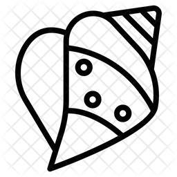 Shell Icon - Download in Line Style