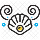 Shell Pearl Open Icon