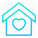 Home House Heart Icon