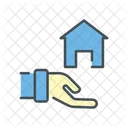 Shelter Doante Home Home Donation Icon
